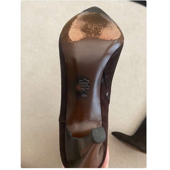 VIA SPIGA SUEDE KNEE HIGH HEELED BOOTS - Picture 9 of 16